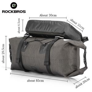 Bolsa de bicicleta à prova d'água de rockbros sacos de tubo de grande capacidade MTB Bolsa de ciclismo Bolsa de porta -voz de porta -voz Pannier Acessório