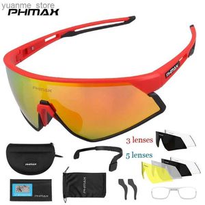 야외 안경 Phmax 초경량 편광 사이클링 선글라스 야외 스포츠 자전거 안경 남자 여자 자전거 일요일 안경 고글 자전거 안경 y240410