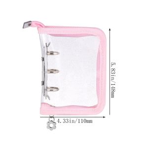 File Folder Diary Book Zipper Daisy Flower 3-hole Loose-leaf Refill Star Chaser Photo Album Notebook Cover Rings Binder