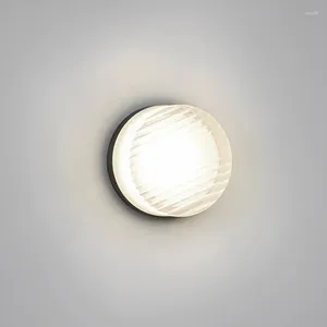 Vägglampa modern glas ledande sconce för vardagsrum sovrummet sovrum gång en ingång korridor heminredning inomhus belysning fixturer