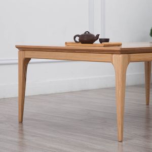 Mesa moderna de madeira de carvalho kotatsu estilo japonês sala de estar mesa de café mesa de café natural/escura color