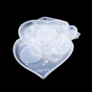 Oval Heart Ball Silicone Mold Fleshy Flowerpot Storage Box Gypsum Concrete Mold Candle Potted Crystal Epoxy Mould