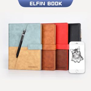 Planerare Elfin Book X Endless Smart Paper Notebook Upprepningsbar Scateble App Backup Office Business Notebook Student Record Memo Notepad