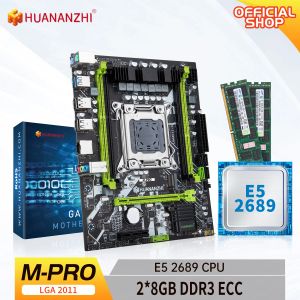 マザーボードHuananzhi X79 M Pro LGA 2011 Xeon X79 Intel E5 2689付きマザーボード2*8GB DDR3 RECCメモリコンボキットセットNVME