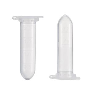 500pcs/saco 2ml Lab Mini Plástico Tubo de teste de centrífuga Limpa de estalo transparente com tubo de micro centrífuga em escala