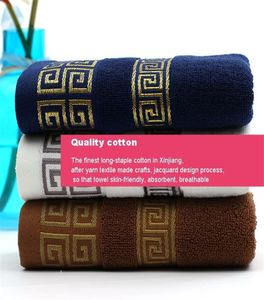 Luxury Premium Bath Towel Golden Thread Embroidery Cloud Pattern Orient Style 100 Combed Cotton Sauna Shower Beach Towels1830245