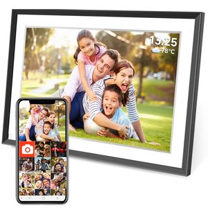 Quadro de 101 polegadas WiFi Digital Picture Frame1280 800IPS HD Cloud Smart PO Frame 32 GB Montável de parede Auto 240401