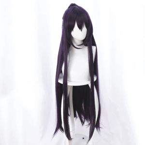 Anime data peruki na żywo cosplay yatogami tohka cosplay odporna na ciepło syntetyczną perukę halloweenową imprezę karnawałową + czapka peruka