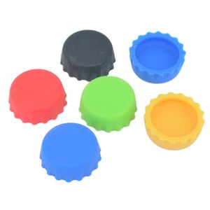 5pcs/lot Silicone Beer Bottle Cap Preservative Cover Bottle Stopper Vinegar Soy Corktail Lid Wine Beer Savers Bar Accessories