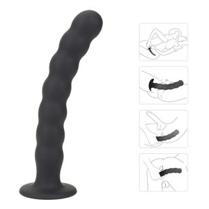 Brinquedos sexuais para o homem e a mulher anal plug de massageiro Produtos de sexo estimulador vaginal com forte vibrador de silicone de otário