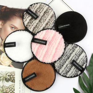 1PC/3PCS Make up Remover Healthy Skin Microfiber Cloth Pads Remover Towel Face Cleansing Makeup Lazy Cleansing Powder Puff