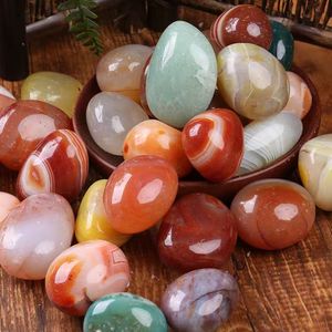 Naturalne kolorowe mieszane wypolerowane kryształy agatu masowe działki asortyzowane kamienie szlachetne kamienie szlachetne