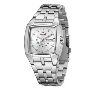 med Box Gold President Male 41mm Watches Day Date Diamonds Green Dial Watch Män rostfritt Bezel Automatisk armbandsur