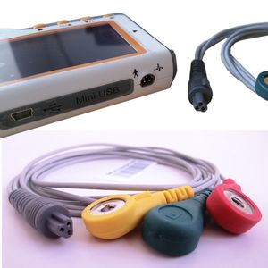 Heal Force Prince 180b Программное обеспечение USB Портативное домашнее сердце ECG EKG Руковолочный сердечный экран Цвет