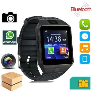 Uhren DZ09 Smart Watch Sim Card Fitness Tracker Relogio Relojes mit Kamera iOS Android Phone Digitales Uhrenarmband Bluetooth