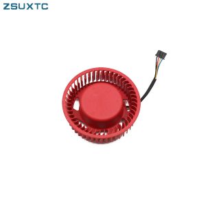 PADS BASA0725R2U 12V 1.20A 4pin Red CoolerファンATI HD5870 HD5970 HD5850グラフィックカード冷却ファンタービンの交換