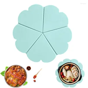 Ковры цветочные подставки Силиконовая изоляция Matnordic Creative Table Mat Home AntiScalling Plactemat форма для кофей