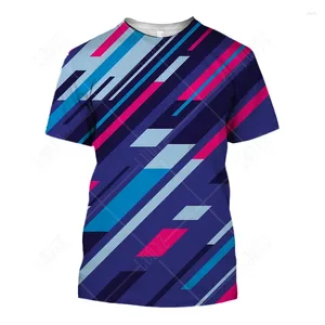 Men's T Shirts 2024 T-shirt Men's/Women's Sports Pattern 3D Printing Plus Size Summer Top Short Sleeve Fashion Casual Breathable