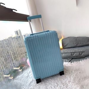 10A Top Moda Caso Caso Designer Magagem Caixa de embarque 21/26/30, polegadas de grande capacidade Travel Lazer Balgagem unissex Glacier azul Black Brancy Spinner Undercases