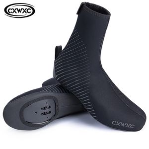 Cxwxc cykel överskor väg cykel regn regn vintersko omslag cykling stövel täcke neopren vattenbeständig sko tå fullt booties cover