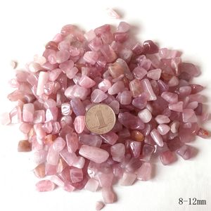 5-7 mm naturlig rosa roskvarts kristall grus stenrock chips lycklig helande naturliga kvartskristaller 100 g