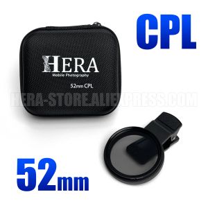 Lens 52mm Dairesel Evrensel Taşınabilir Polarizör Kamera Lens Cpl Yansıma Yok Filtre Profesyonel İPhone Cep Telefonu Akıllı Telefon