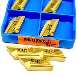 高品質のハードアロイツール10PCS KNUX160405L NC3020旋盤炭化