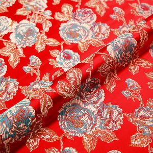 Chinesische Satin Stoff Brocade Jacquard Seidenstoffe DIY -Material zum Nähen von Cheongsam und Kimono