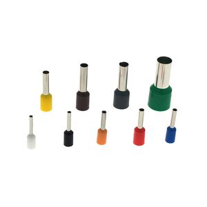 100st Tube Insureated Cord End Terminals Electrical Crimp Terminal Wire Connector E16-12 E16-18 WIRING CABLE FERRULES 6AWG 16MM2