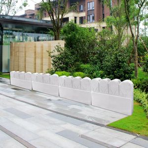 Antiker Zaunpfad Schimmel Hof Garten Beton Schimmel Dekor Blumenbecken Ziegelform Blumenbecken Ziegelplastikform für Garten