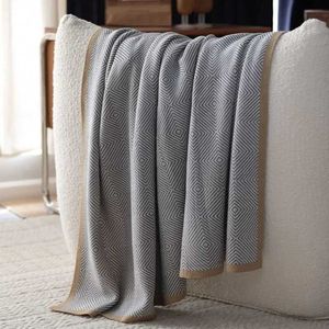 Filtar Nordic Sticke Thread Filt Sofa Decoration Casual Cover Soft Filt för sängar Boho Decor Beddrage Warm Large Shaw