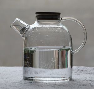 1 st 1000 ml 1600 ml värmemotstånd Glas tekanna enkel vattenkokare te potten bekväm kontor te kaffekanna jm 1007