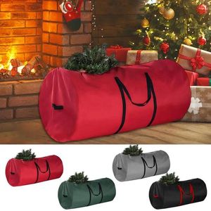 Storage Bags Artificial Christmas Tree Bag Waterproof Zippered With Carry Handles Tear-Proof Oxford Container