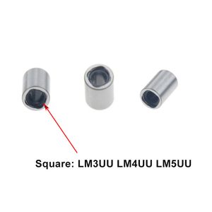 4PCS LM8UU線形ベアリングLM3UU LM4UU LM5UU LM6UU LM10UU LM12UU LM13UU LM16UU LM20UU LINEAR BUSHING 8MM CNCシャフト部品部品