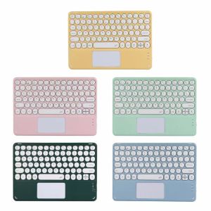 Keyboards Bluetooth Wireless Keyboard With Touchpad Hebrew Spanish French Korean For iPad Pro Air for Xiaomi Huawei Android Windows Tablet