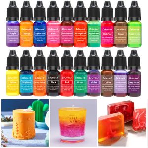 10ml Candle Soap Pigment Liquid Colorant For DIY Candle Soap Resin Coloring Dye Hademade Craft Jewelry Making Supplies