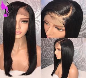 Whole Natural Black blonde burgundy brownLong Silky Straight Synthetic Wigs Heat Resistant Glueless Lace Front Wigs for Bla1709628