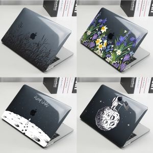 Casos Novo caso de laptop para MacBook M3 Air Pro/Max 16 14 13 polegadas A2179 A2337 A1466 A2338 A2442 A2941 BAR/ID