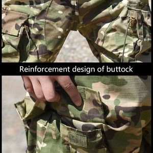 Kids Adult Military Tactical Training Uniform Set Children Camouflage Jacket Pants Men Special Forces Combat Outdoor Costume