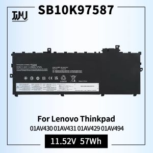 Batteries 01AV430 SB10K97587 Laptop Battery Replacement for Lenovo ThinkPad X1 Carbon 5th Gen 2017 6th Gen 01AV431 SB10K97588 SB10K97586
