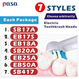 4/7pcs New Style EB17 Replacement Brush Heads/Nozzles For Oral B Electric Toothbrush Advance Power/Pro Health/3D Excel Precision