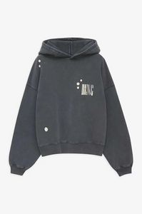 Bluza bing nowa niszowa projektant projektant Ab Hoodie pullover swobodny mody litera vintage nadruk okrągły bawełniany trend luźne wszechstronne sweter pznf