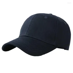 Ballkappen klassische Baumwolldaddhut -Cap Low Profile Baseball für Männer Frauen verstellbare Größe Schwarz weiß rosa Marine Brown braun