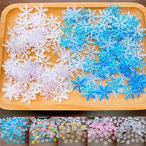 200/300 st/Lot Christmas Snowflakes Confetti Artificial Snow Xmas Tree Ornaments Decorations for Home Party Wedding Decor