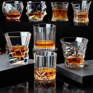Glass Bar Hotel Home Whisky Beer Glass Wine Crystal Wine Glass Wine Set Hot Sale Good Quality Multiple Styles Can Be Selected