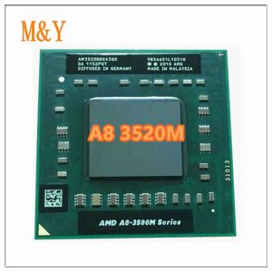 Processor gratis frakt original bärbar dator CPU A8 3520M A83520M Socket FS1 CPU 4M Cache/1.6 GHz/Quadcore Notebook Processor