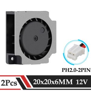 Chłodzenie 2PCS GDSTIME DC 12V 20 mm dmuchawa 20x20x6 mm Laptop Ultrathin Turbo Cooler Fan 2006 2cm Micro Instrument Projector Chodownik