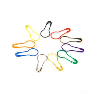 100st Multi Color Needle Clip Knitting virkning Hantverk Tillbehör Lås Stitch Marker Hang Tag Safety Pins DIY Syverktyg