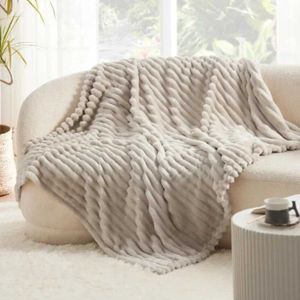 Filtar kanin fluffig filt soffa filt casual filt