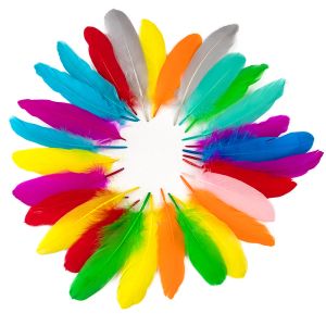 10-500pcs de ganso natural Feather 15-20cm Swan Colorful Swan Feather para DIY Decoração de festa em casa Artesanato Acessórios de costura de jóias